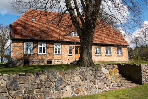 Historische Frontansicht vom Gutshaus Juelchendorf